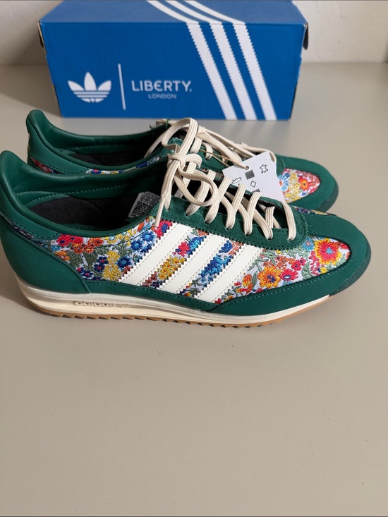 adidas Shoes - Adidas Originals X Liberty London SL72 Wmns 9 Floral Green Sneakers JH7226